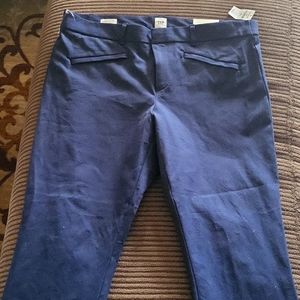 Gap...NWT Skinny ankle mid rise stretch navy pants